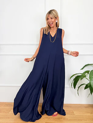 35319 Nena Jumpsuit dark blue