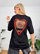 Corazón T-shirt Black 61581    - thumbnail 1