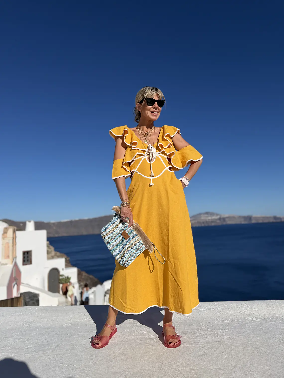 Oasis Dress Mustard 1751 1