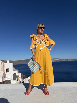 Oasis Dress Mustard 1751