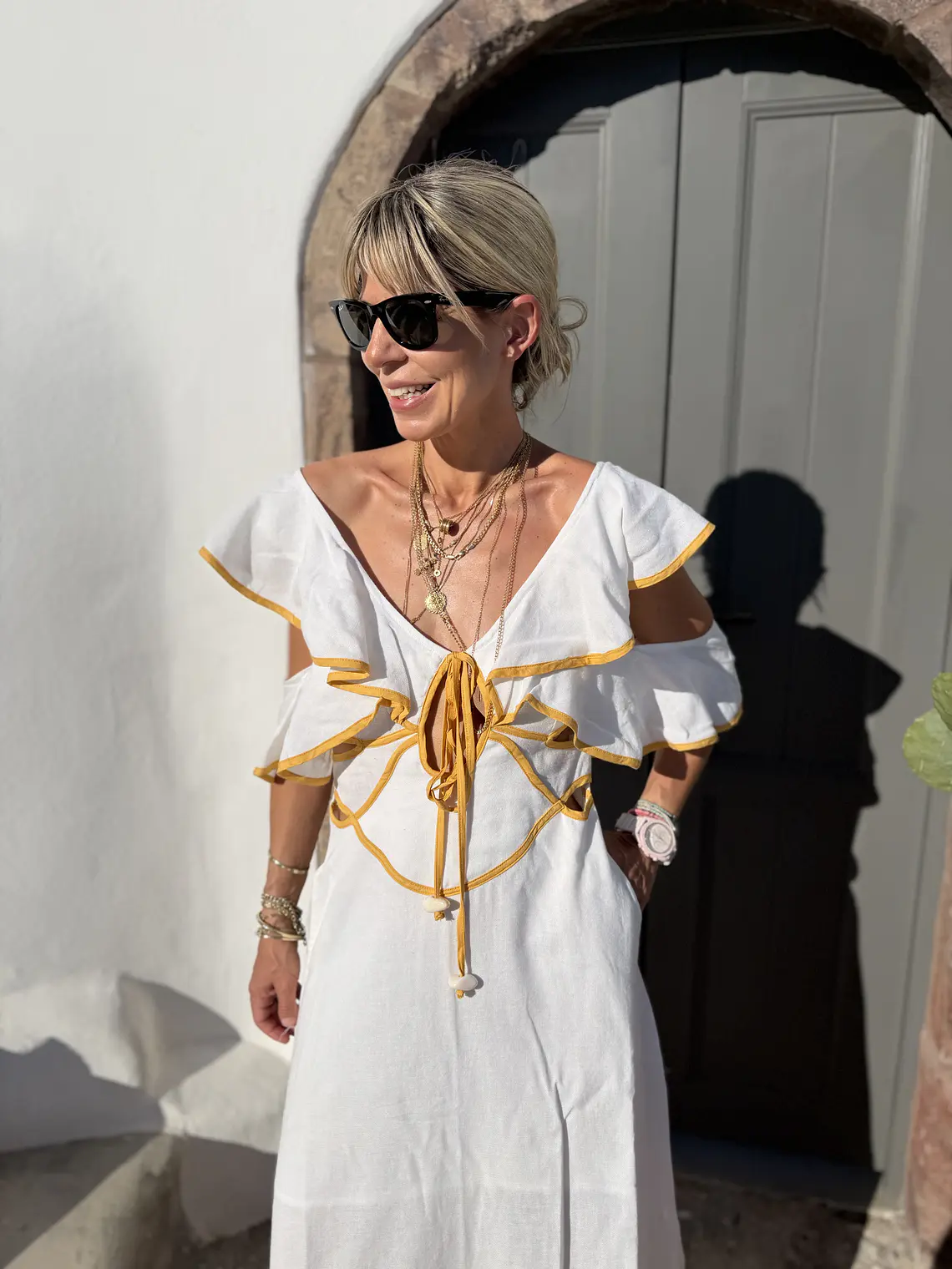 Oasis Dress White 1751 4