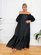 Ydra Kipour Dress Black 59150     - thumbnail 2