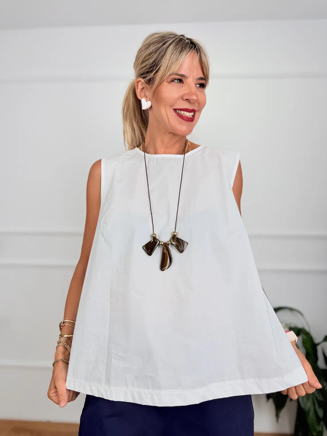 Ananas Blouse White 2692 1