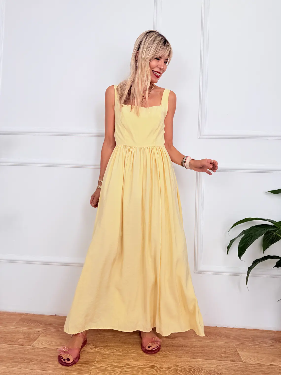 Taormina Dress Yellow 3180-6   2