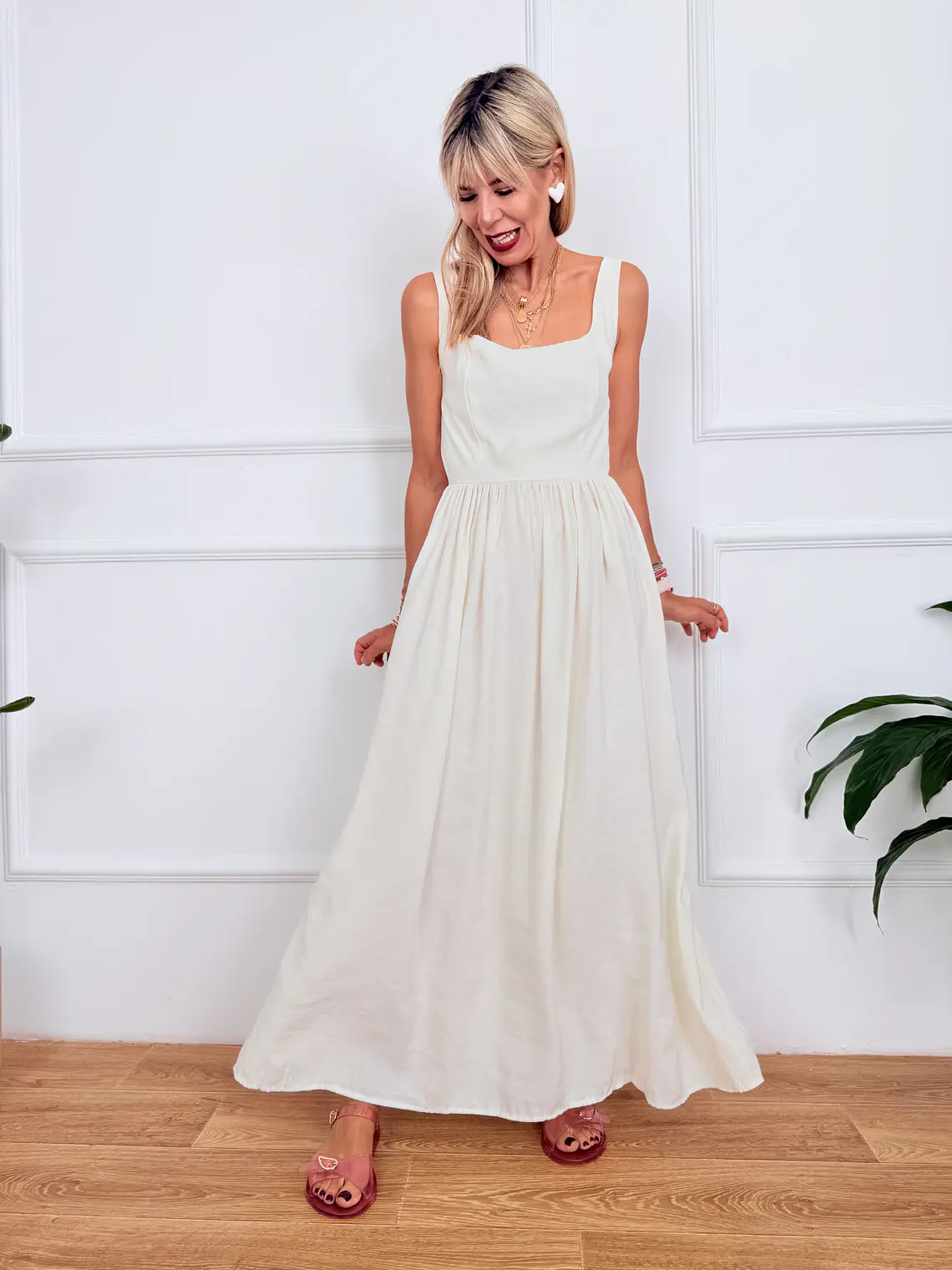 Taormina Dress White 3180-6  2