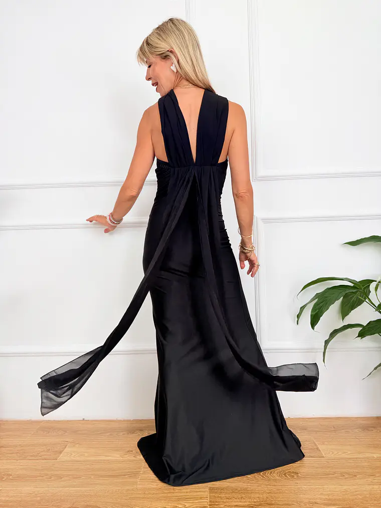 Siracusa Maxi Dress Βlack 143252 2