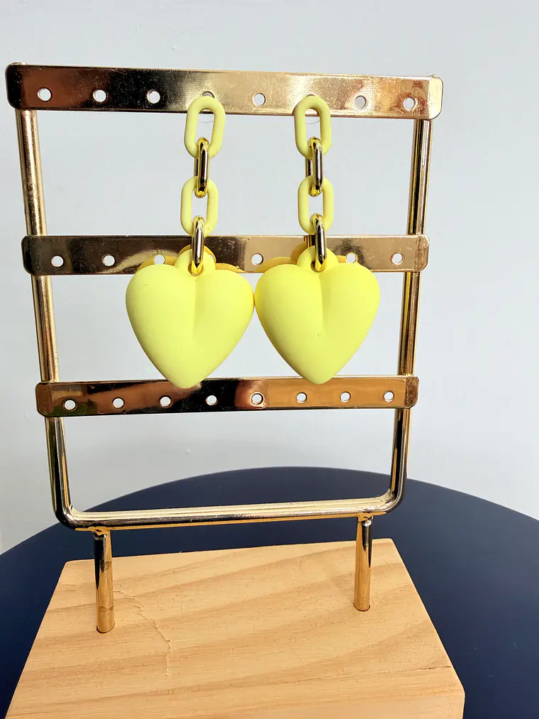 Melani Earrings Yellow   1