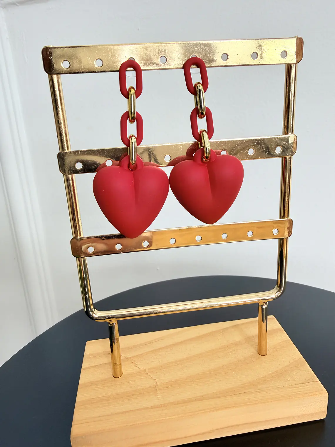 Melani Earrings Red  2