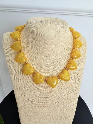 Azely Necklace Yellow 