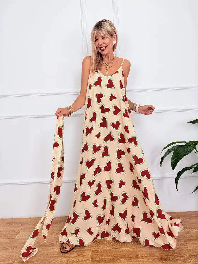 Chalki Dress Βeige 5665   1