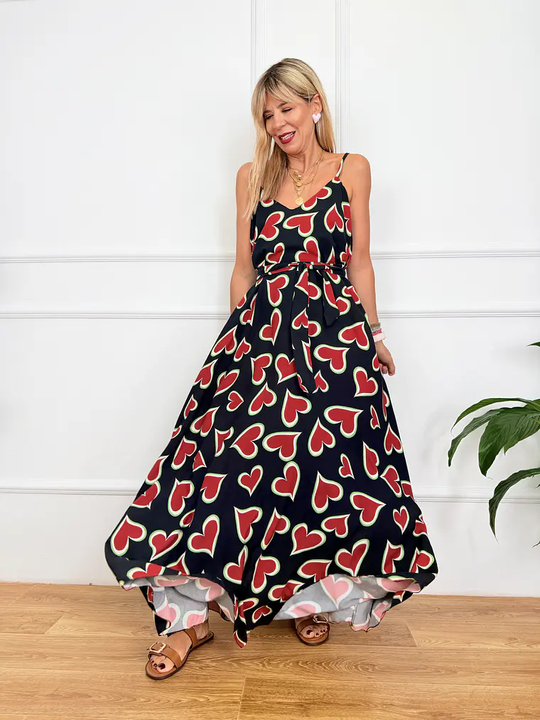 Chalki Dress Βlack 5665  2