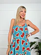 Chalki Dress Petrol 5665 - thumbnail 3