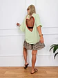 Lullaby Leopar Jean Shorts Brown 1720  - thumbnail 3