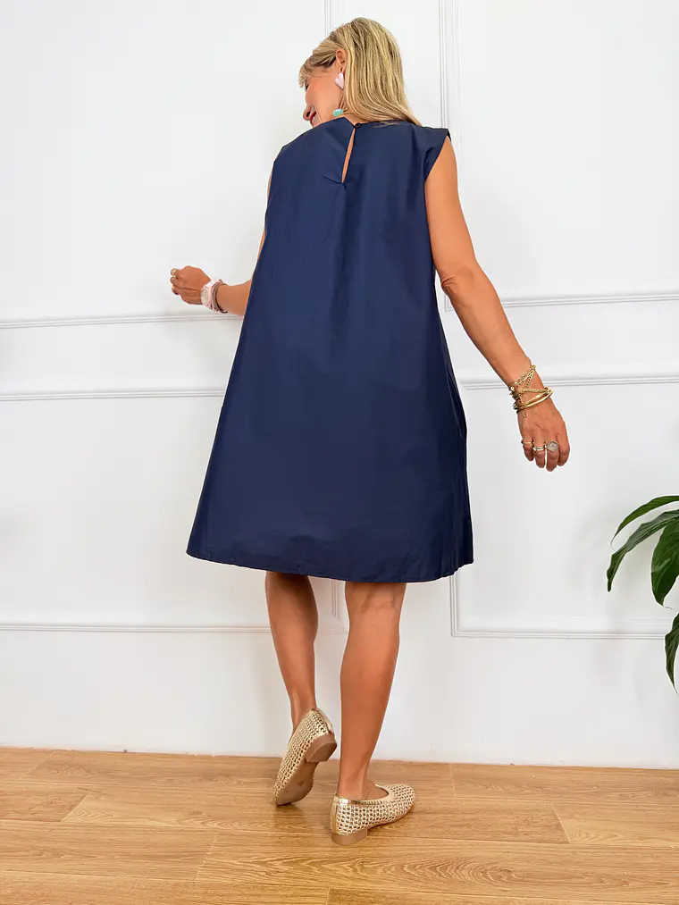 Taxidi Mini Dress Dark Blue 2921  2