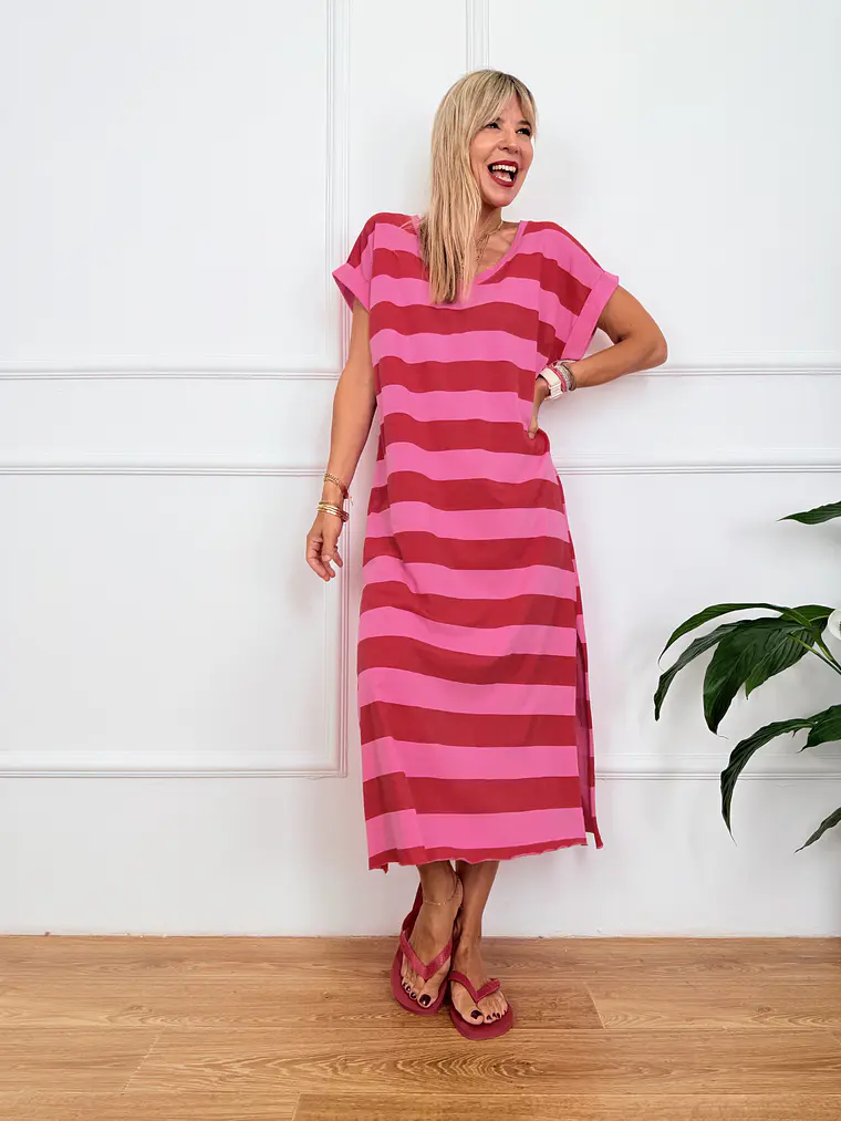 Andromache Midi Dress Red 24906  1