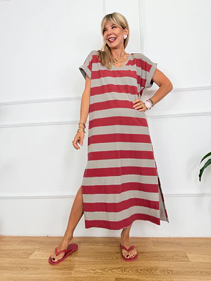 Andromache Midi Dress Wine 24906 