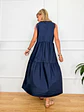 Othonoi Midi Dress Blue 3892   - thumbnail 3