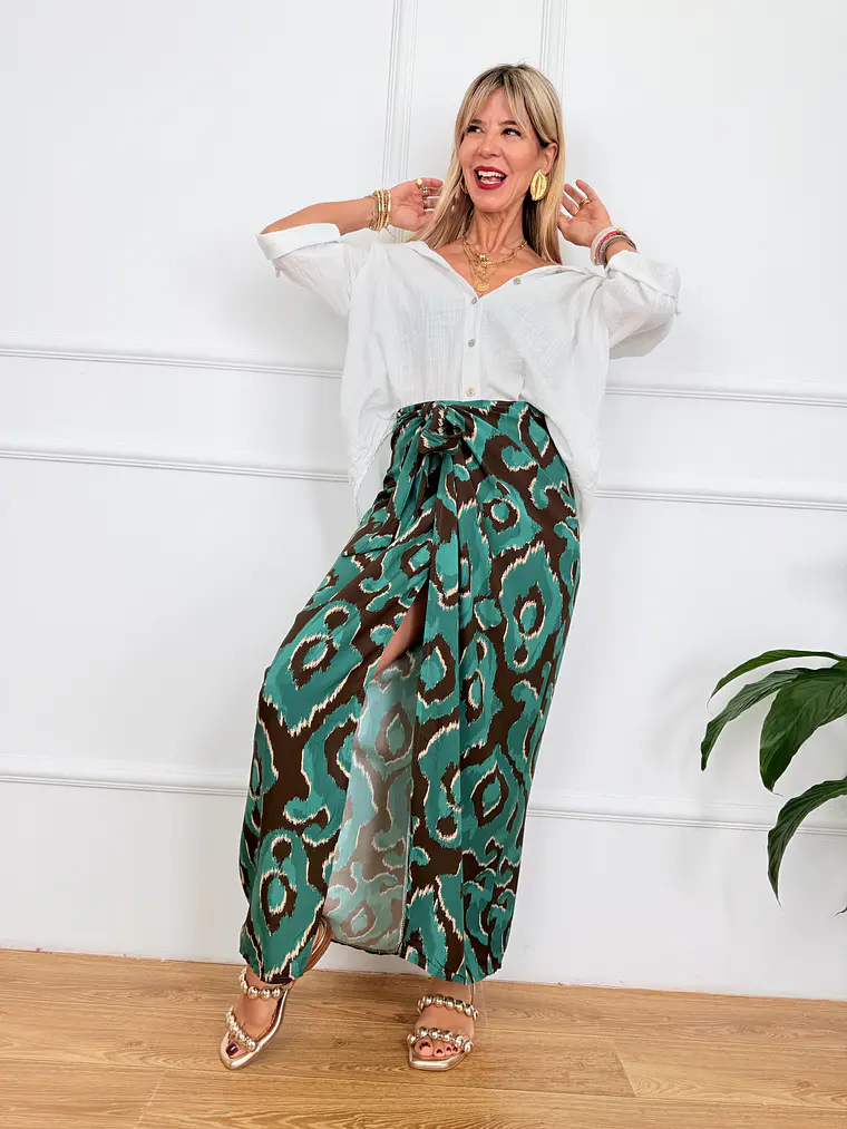 Antipaxos Skirt Green 6112-07  1