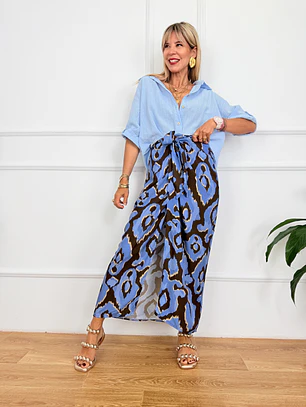 Antipaxos Skirt Blue 6112-07