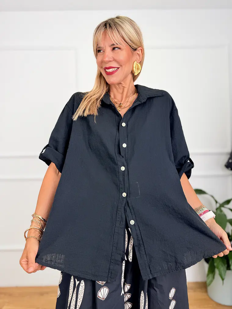 Erikousa Shirt Black 67221 1