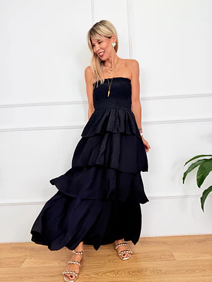 Brasília Midi Dress Black 51791