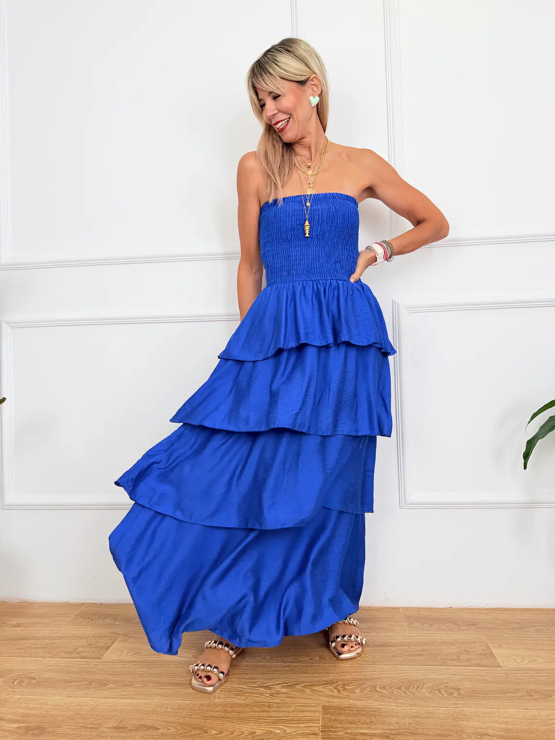 Brasília Midi Dress Blue 51791  2
