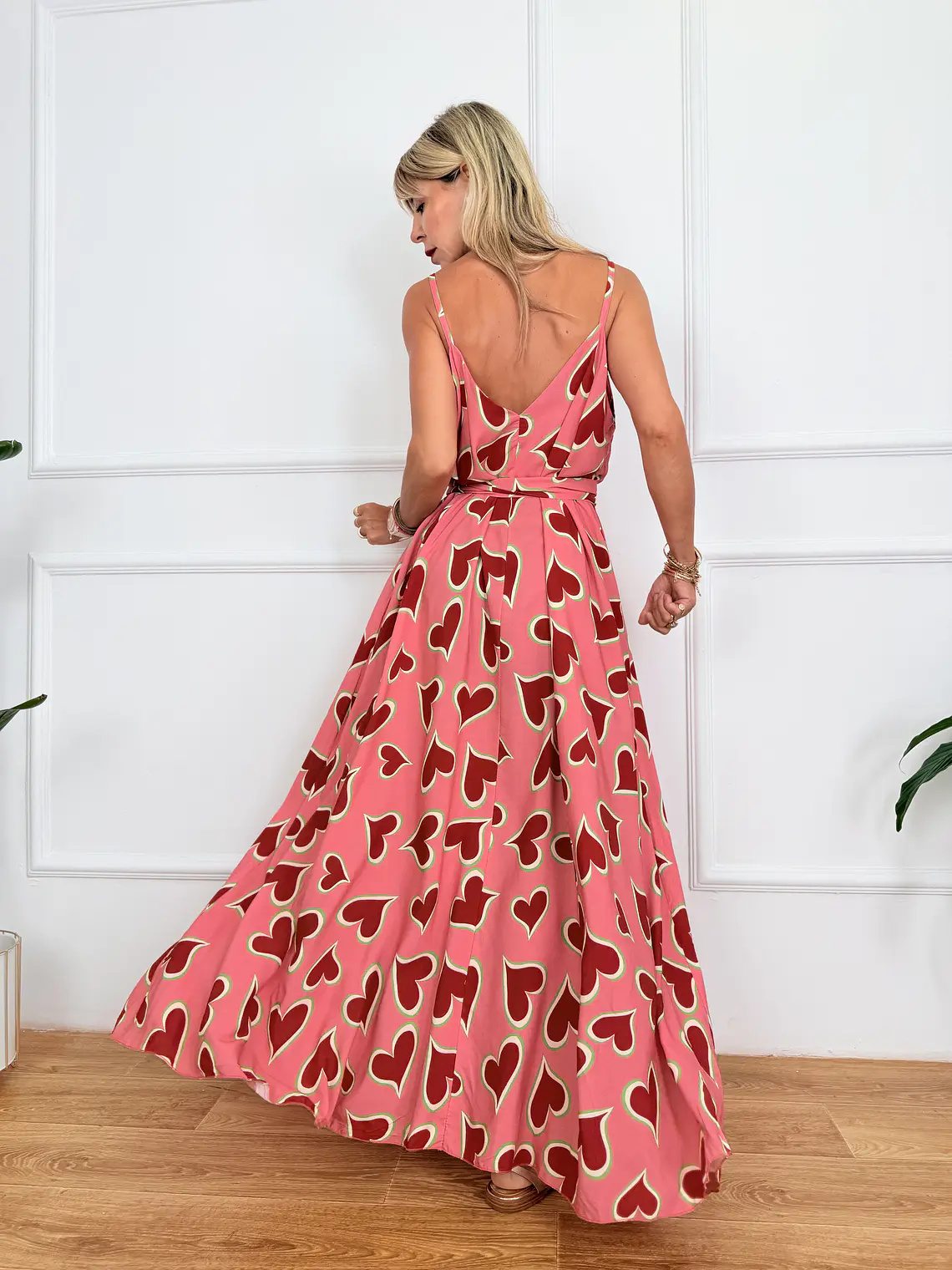 Chalki Dress Pink 5665   3