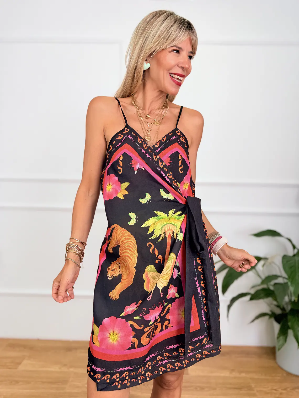 Misira Black Mini Dress D978 Petit Collection   3