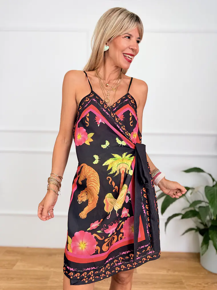 Misira Black Mini Dress D978 Petit Collection   3