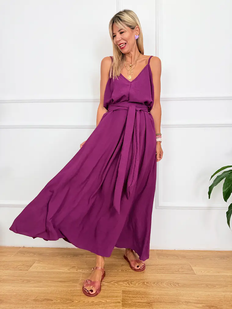 Havana Dress 8313 Magenta 1