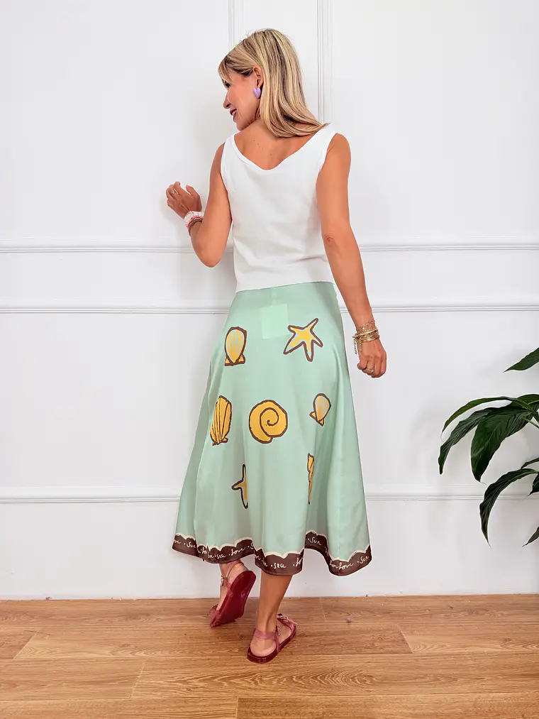 Lemonati Skirt Aqua 11966 2