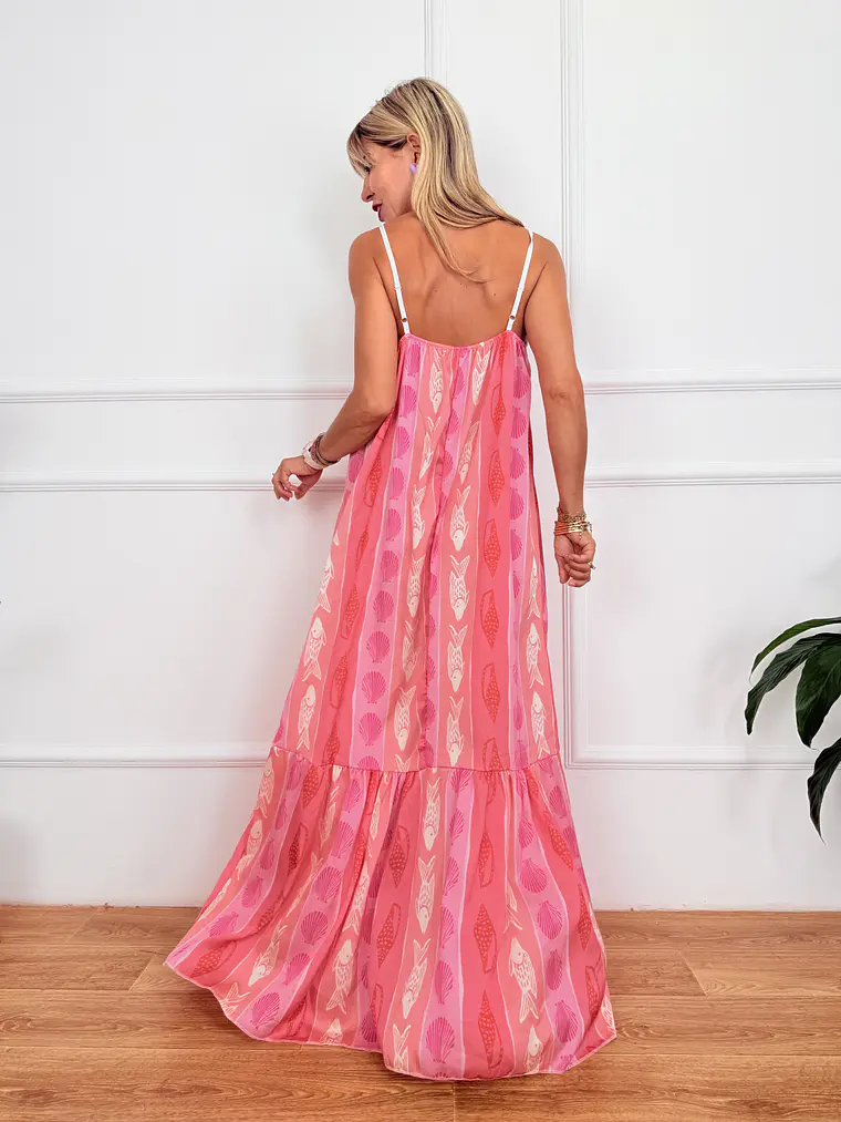 Montpellier Dress Pink M10667  3