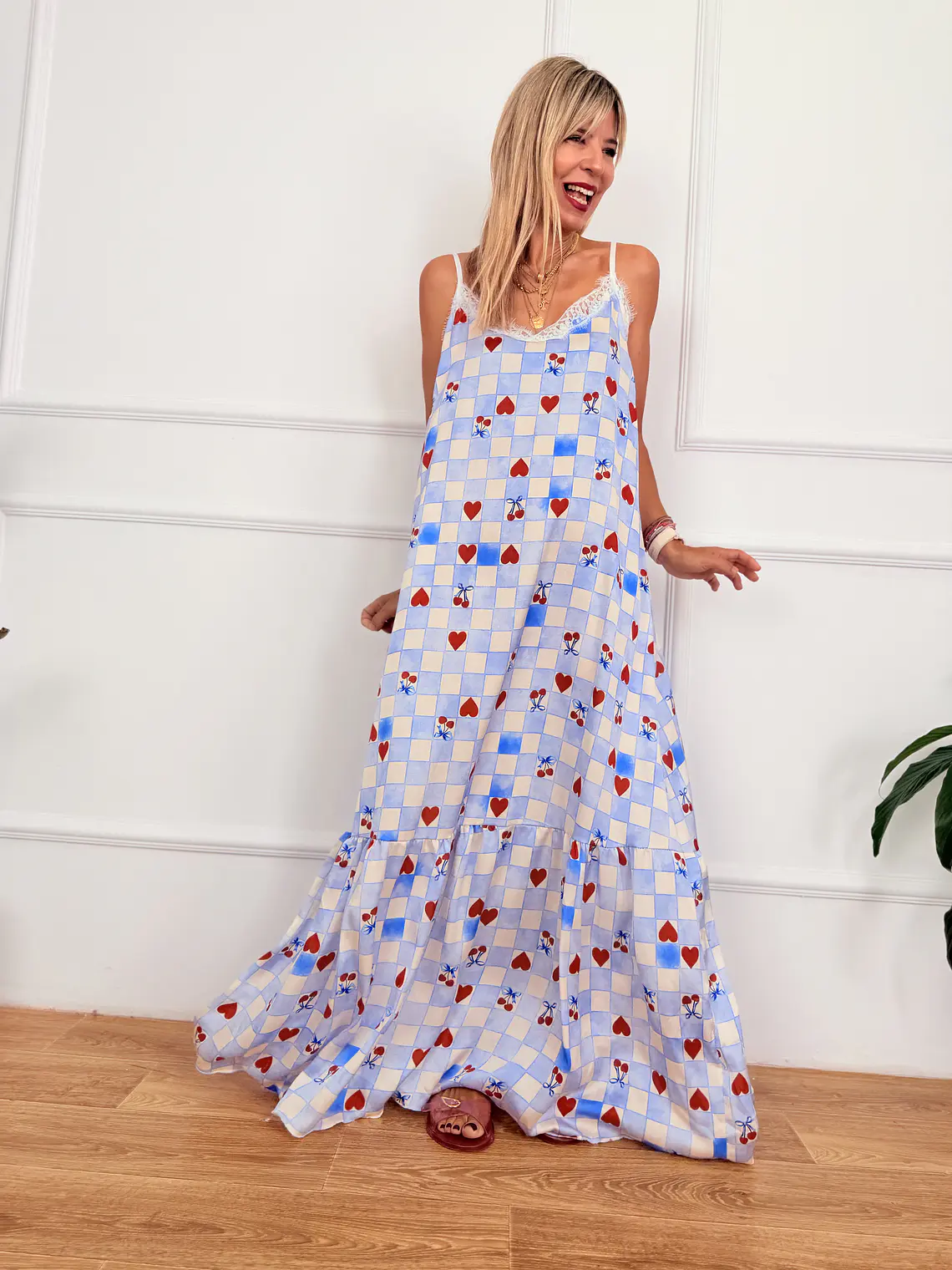 Montpellier Dress Cherries M10667   1