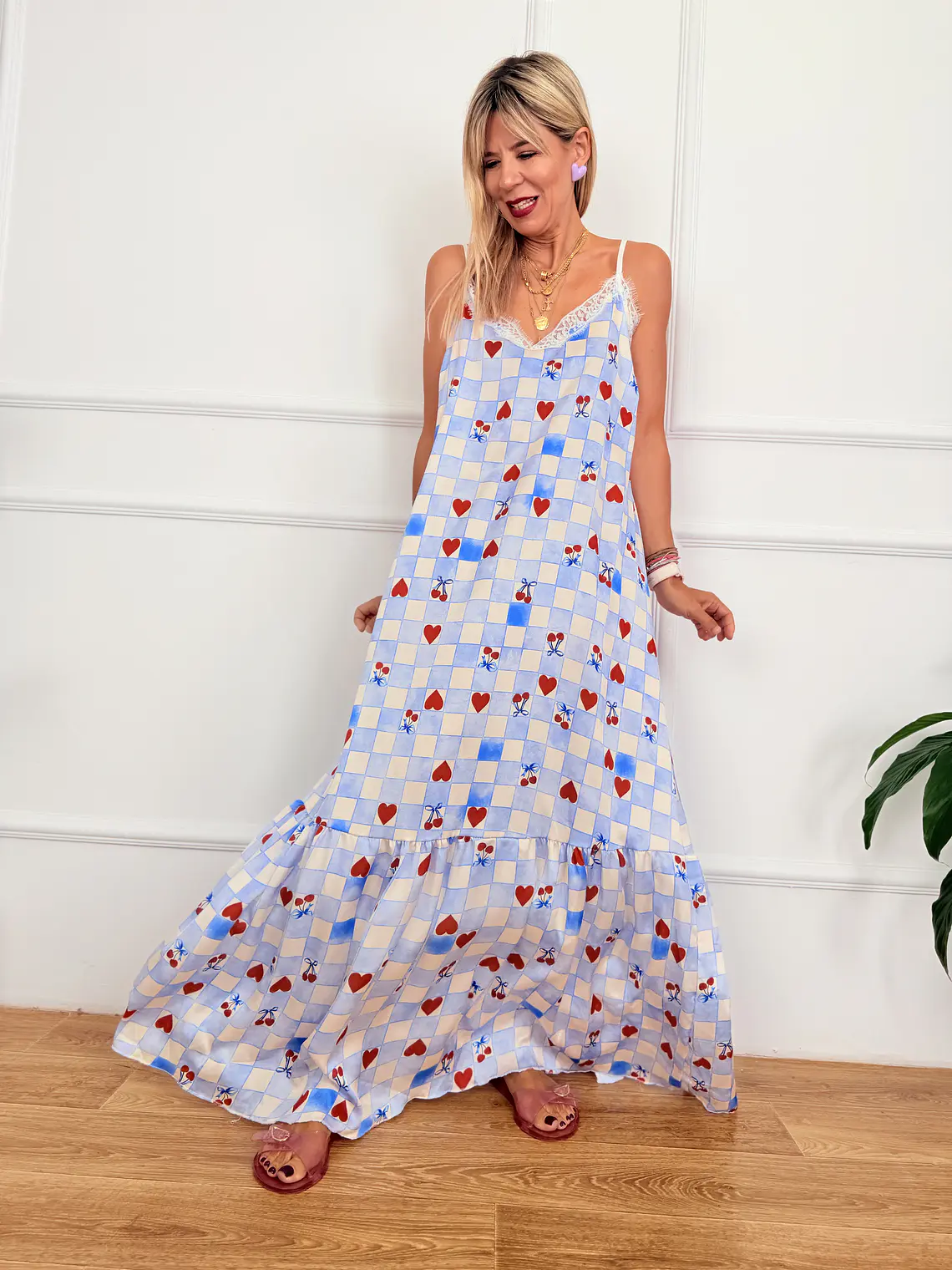 Montpellier Dress Cherries M10667   2