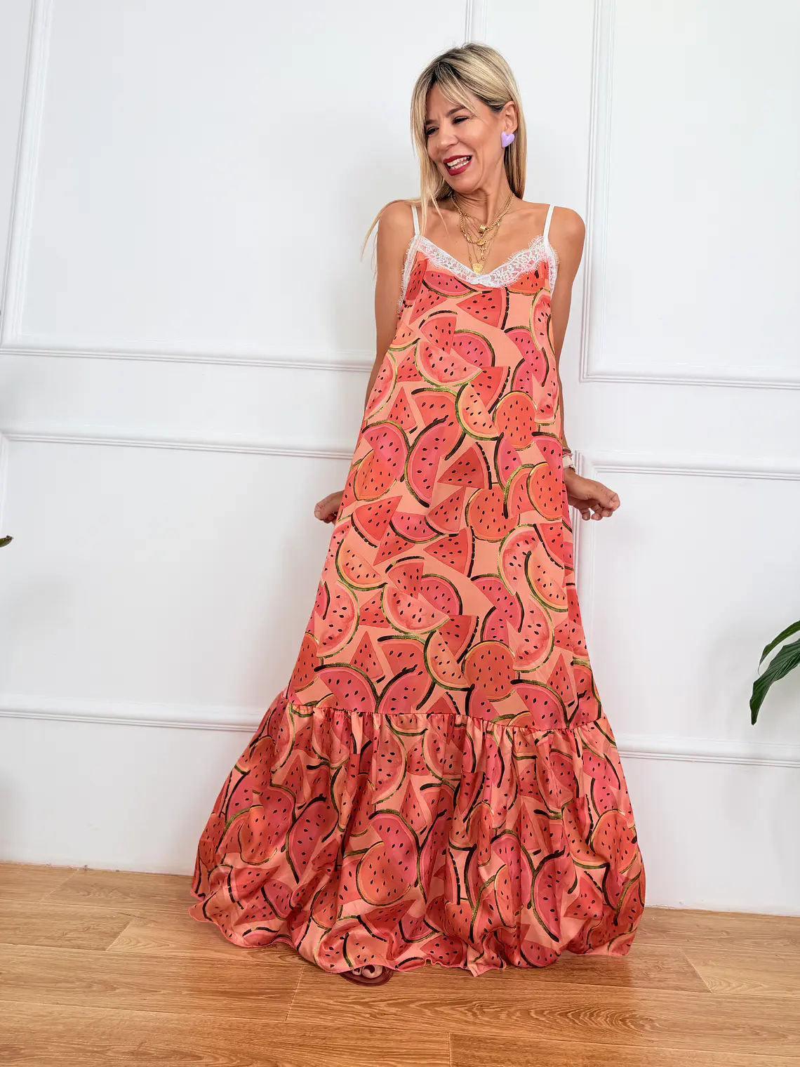 Montpellier Dress Watermelon M10667  1