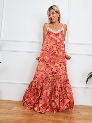 Montpellier Dress Watermelon M10667 