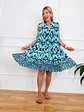 Toulouse Mini Dress Blue 56641  - thumbnail 2