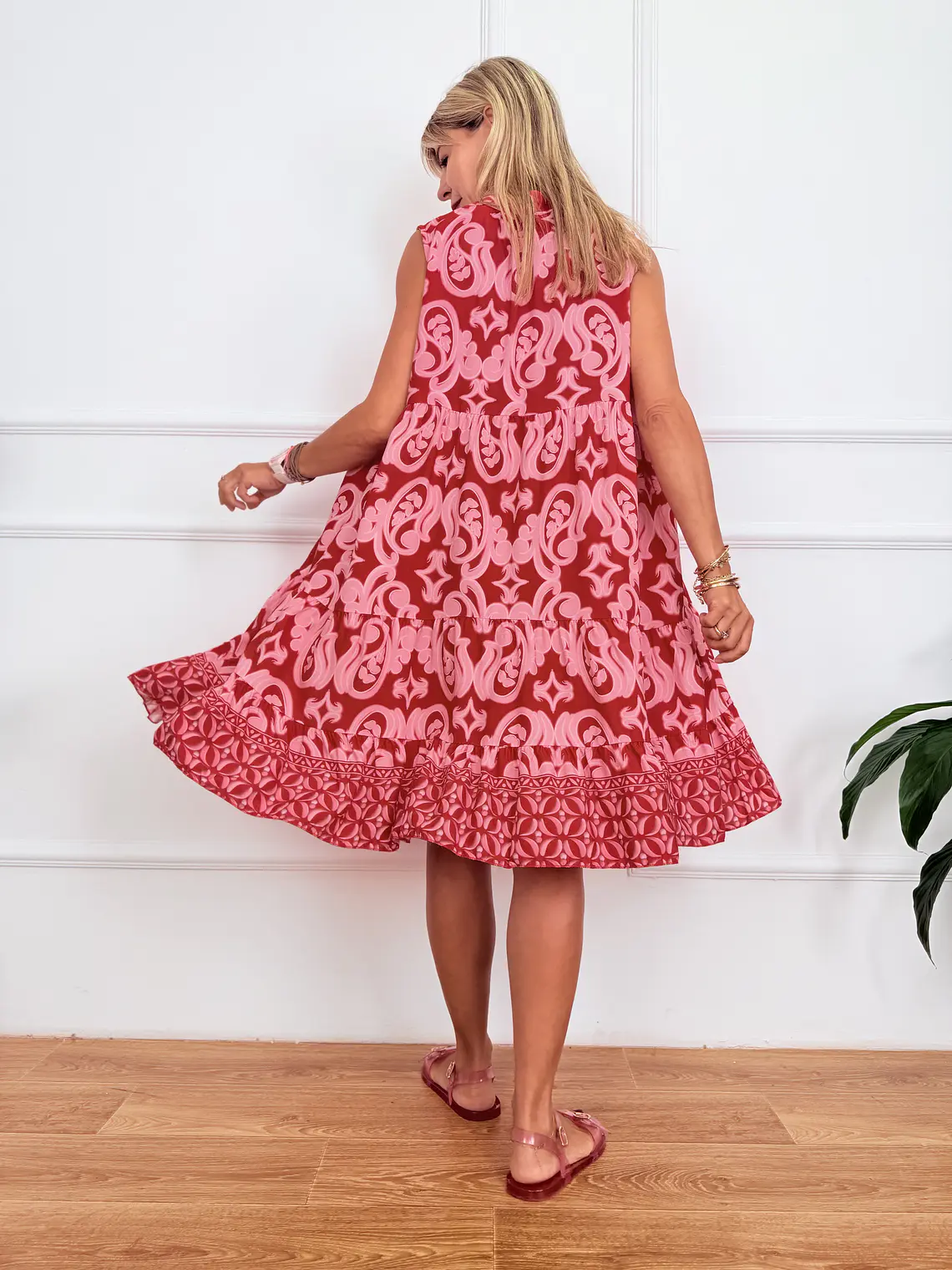 Toulouse Mini Dress Red 56641 2