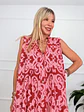 Toulouse Mini Dress Red 56641 - thumbnail 4