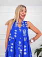 Fresno Blue Dress 106318    - thumbnail 2