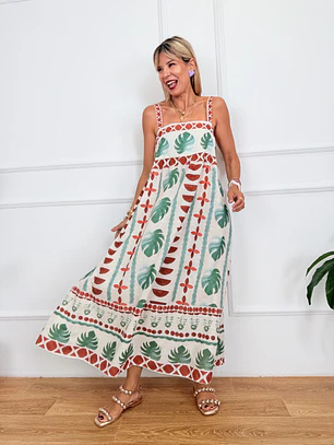 Mojito Dress White M114