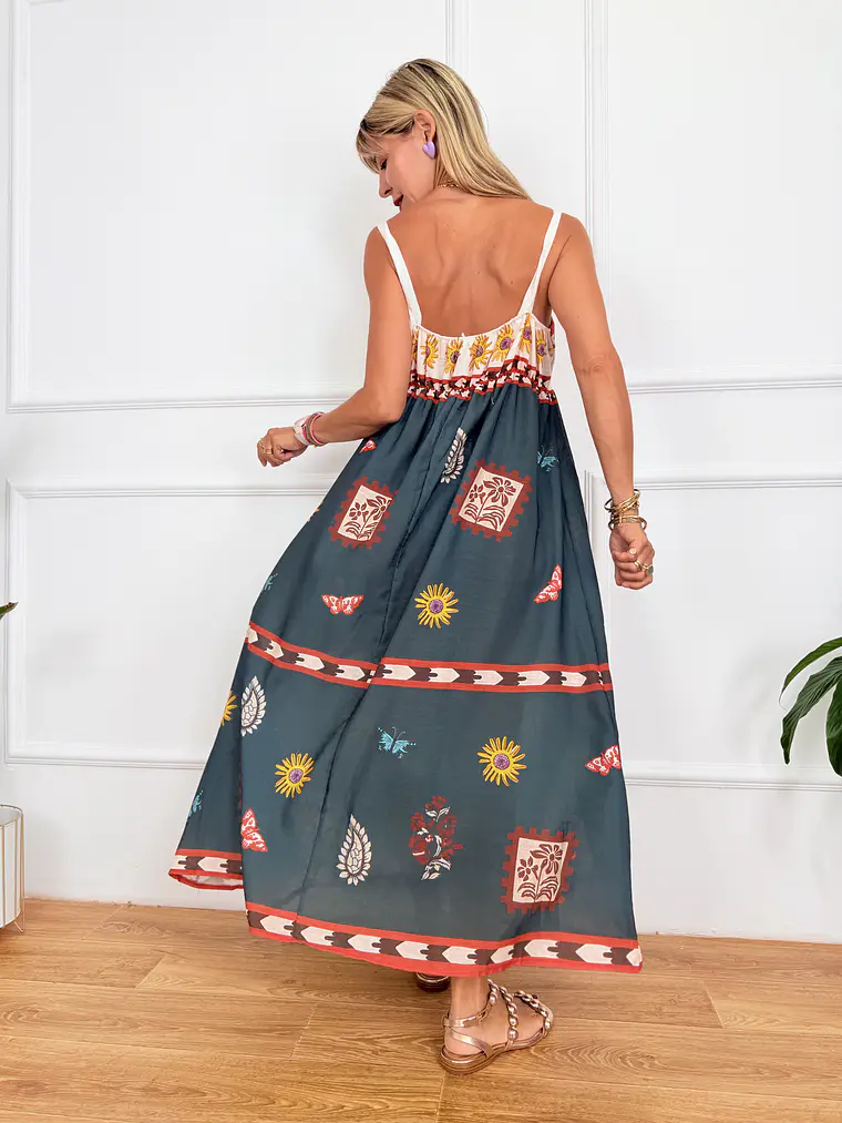 Mojito Dress Pine M114 3