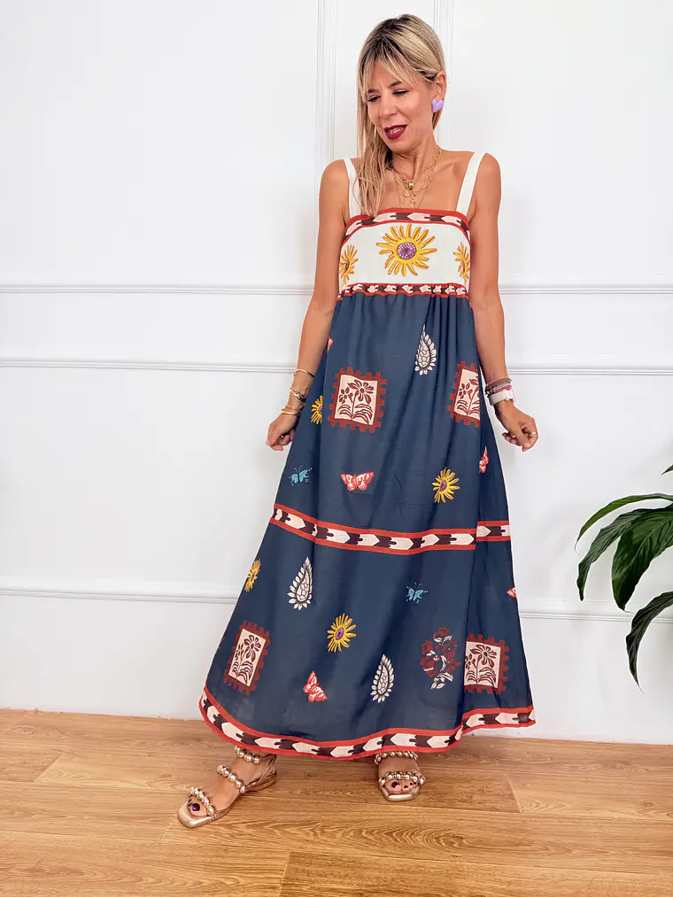 Mojito Dress Pine M114 2