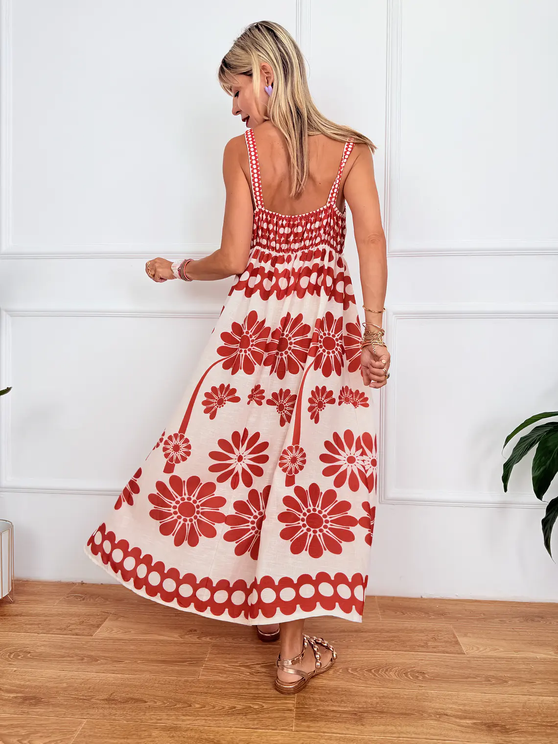 Mojito Dress Red M114  2