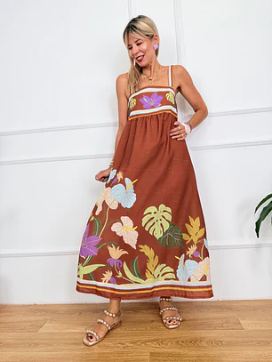 Mojito Dress Brown M114 
