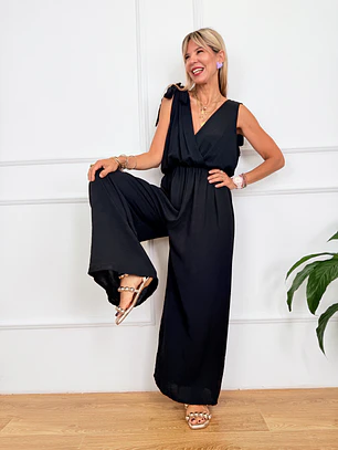 Sifnos Jumpsuit Black 81026  