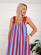 Lindos Dress Blue 10955 - thumbnail 4