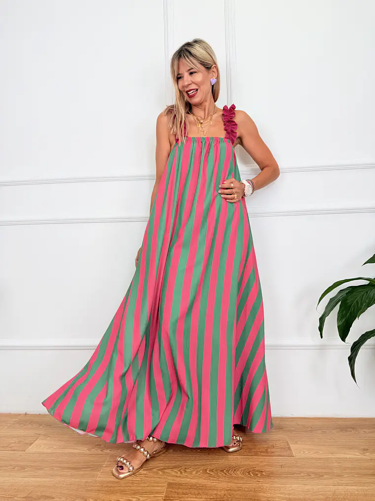 Lindos Dress Green 10955  2