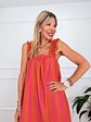 Lindos Dress Orange 10955   - thumbnail 4