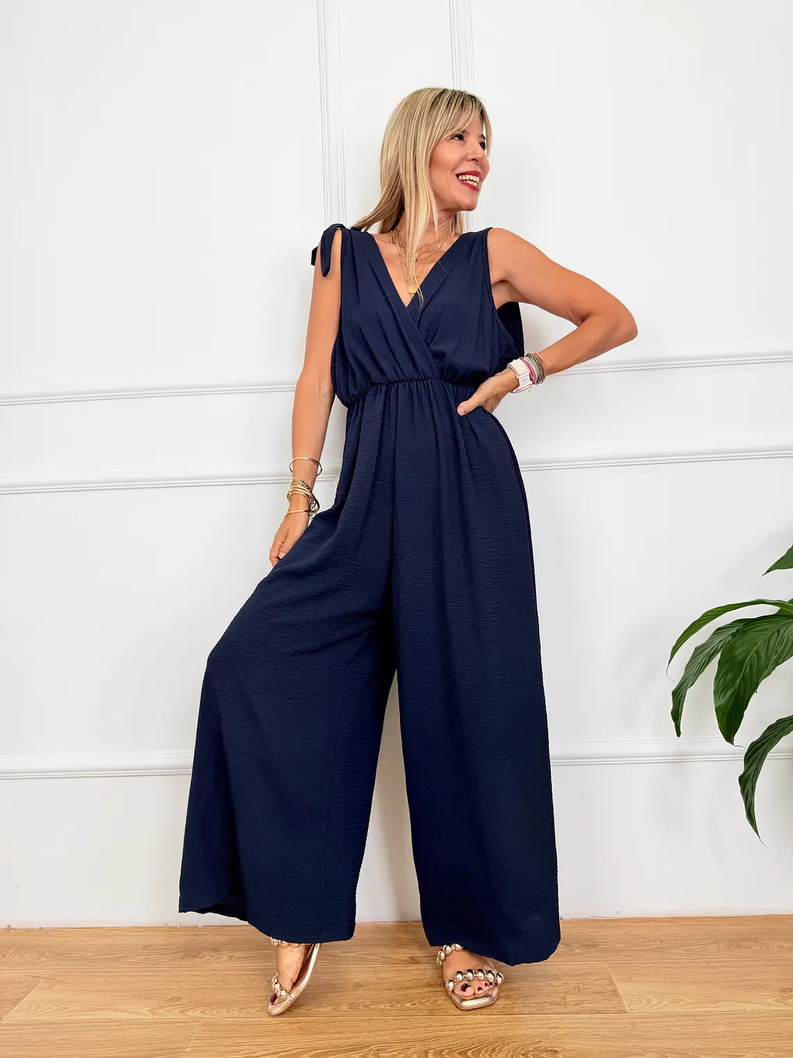 Sifnos Jumpsuit Blue 81026     2